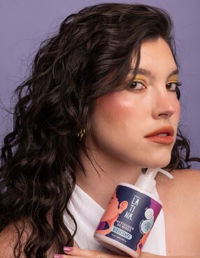 Crema para cabello rizado Activador de rizos Latina para hidratar