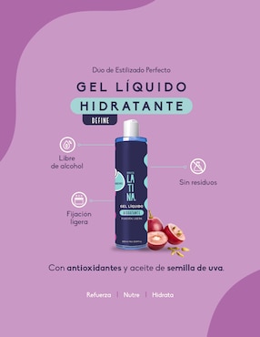 Gel líquido hidratante Latina