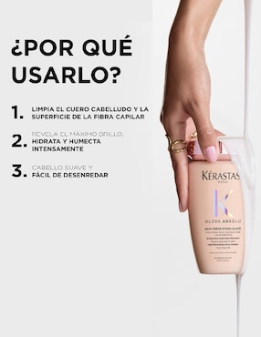 Shampoo anti frizz Bain Crème Hydra-Glaze Kerastase 250 ml