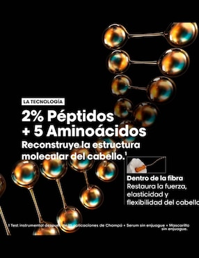 Shampoo reparador para cabello maltratado Refill Loreal Professionnel Absolut Repair Molecular 500 ml
