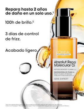 Aceite para cabello seco L'oreal Professionnel Absolut Repair Molecular 90 ml