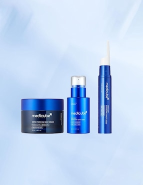 Set tratamiento facial Zero Pore purificador Medicube