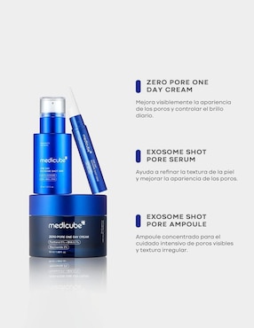 Set tratamiento facial Zero Pore purificador Medicube