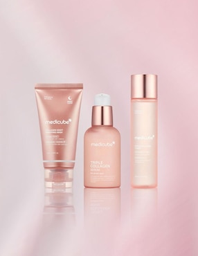 Set tratamiento facial Pack Triple Collagen – Reafirmante & Luminosidad reafirmante antiedad Medicube