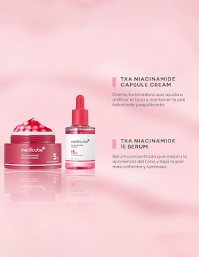 Set tratamiento facial TXA & Niacinamida – Claridad y Uniformidad antimanchas Medicube
