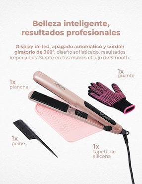 Alaciadora Claylal Profesional MD39L placas de cerámica - iones
