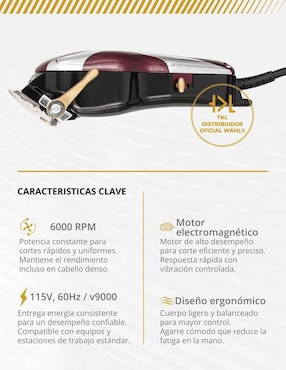 Recortadora para cabello, barba y cuerpo Wahl 8451