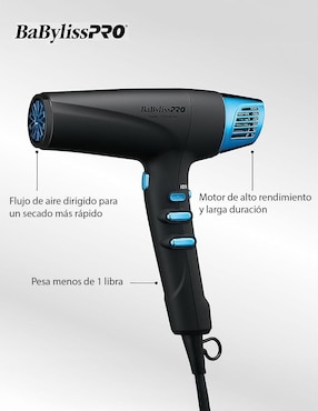 Secadora de cabello Babyliss Pro Nano Titanium BNTTB9100