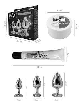 Kit plug anal con lubricante Farvisan