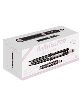 Set alaciadora Babyliss Optimas Sugar Pink 2 piezas