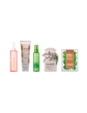 Kit de tratamiento facial kit signature glow hidrata, protege y limpia Tony Moly