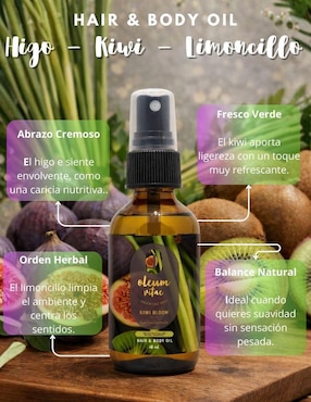 Aceite esencial Oleum Vitae de higo, kiwi y limoncillo 60 ml