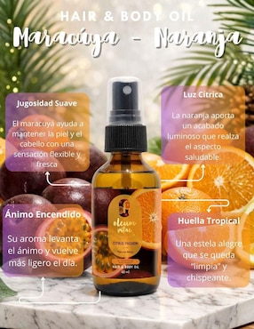 Aceite esencial Oleum Vitae de naranja y maracuyá 60 ml