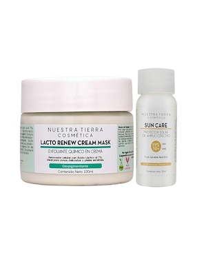 Kit de exfoliante Güish Nuestra Tierra Cosmética para piel sensible
