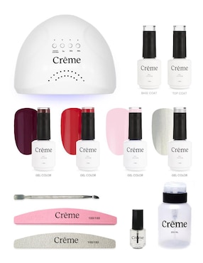 Kit esmalte para uñas Creme Nails