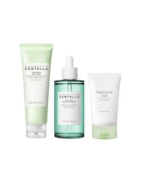 Kit tratamiento facial Madagascar Centella purificador Skin1004 Tea-Trica