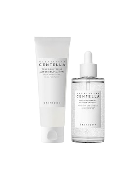 Kit tratamiento facial Madagascar Centella hidrata, protege y limpia Skin1004 Tone Bightening
