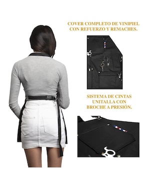 Mandil completo para barbería Barbest Lady Manchester impermeable