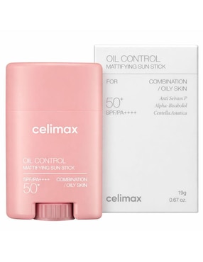 Protector solar FPS 50+ Oil Control Mattifying Sun Stick Celimax 19 g