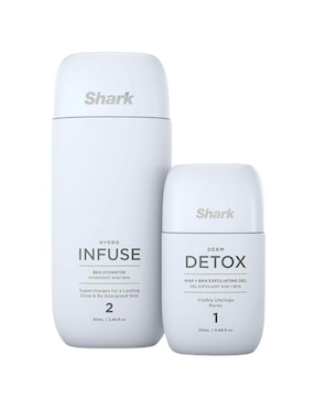 Kit de exfoliante Glow At Home Hydro-Powered Facial System Shark FacialPro todo tipo de piel