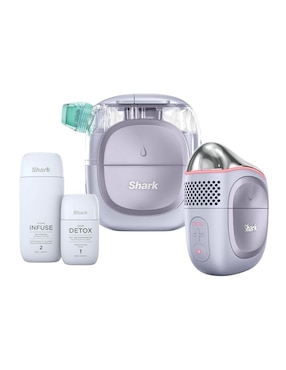 Kit de exfoliante Glow At Home Hydro-Powered Facial System Shark FacialPro todo tipo de piel