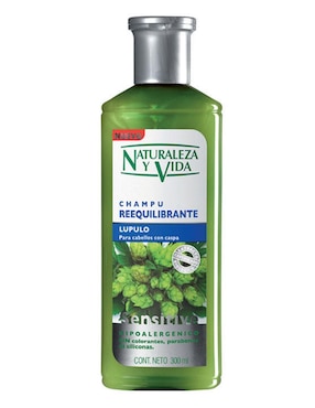 Shampoo Para Cabello Anticaspa Lúpulo Naturaleza Y Vida Sensitive