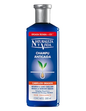 Shampoo Anticaída Para Cabello Grasos Naturaleza Y Vida Anticaída