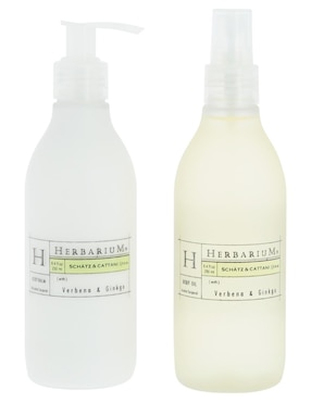 Set bath & body para suavizar Schatz & Cattani Spa Herbarium