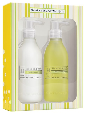 Set bath & body para suavizar Schatz & Cattani Spa Herbarium