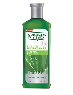 Shampoo Hidratante Para Cabello Aloe Vera Naturaleza Y Vida Sensitive