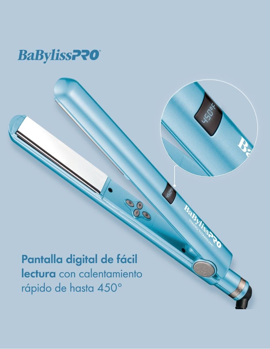 Alaciadora BABNT2197TES placas de nano titanium 4