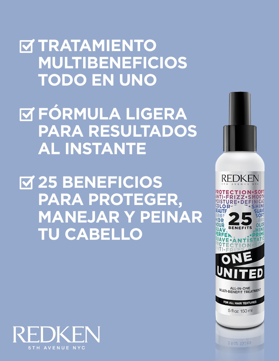 Tratamiento capilar reparador One United 8
