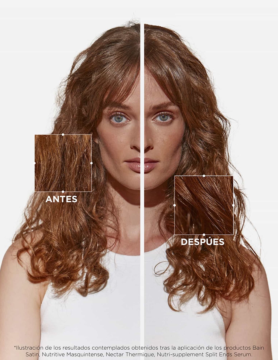 Shampoo para cabello Bain Satin Nutritive 2