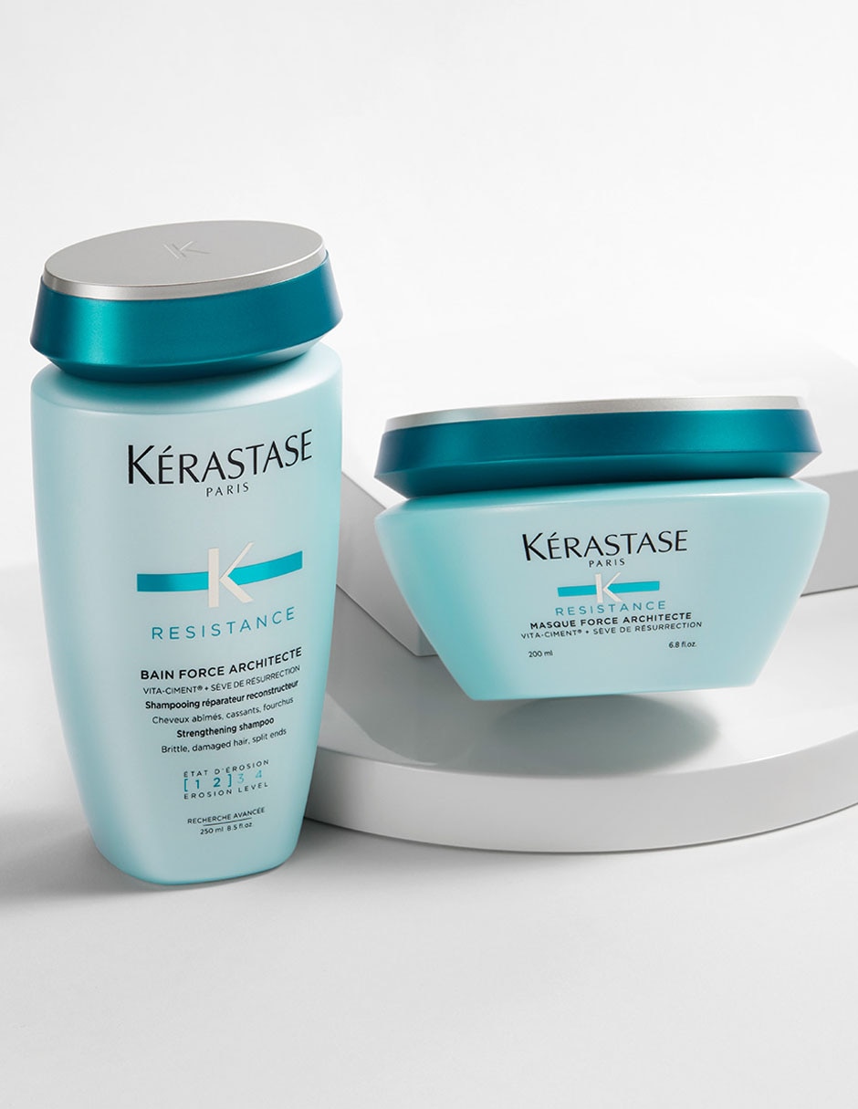 Shampoo reparador para cabello Bain Force Architecte Resistance 4