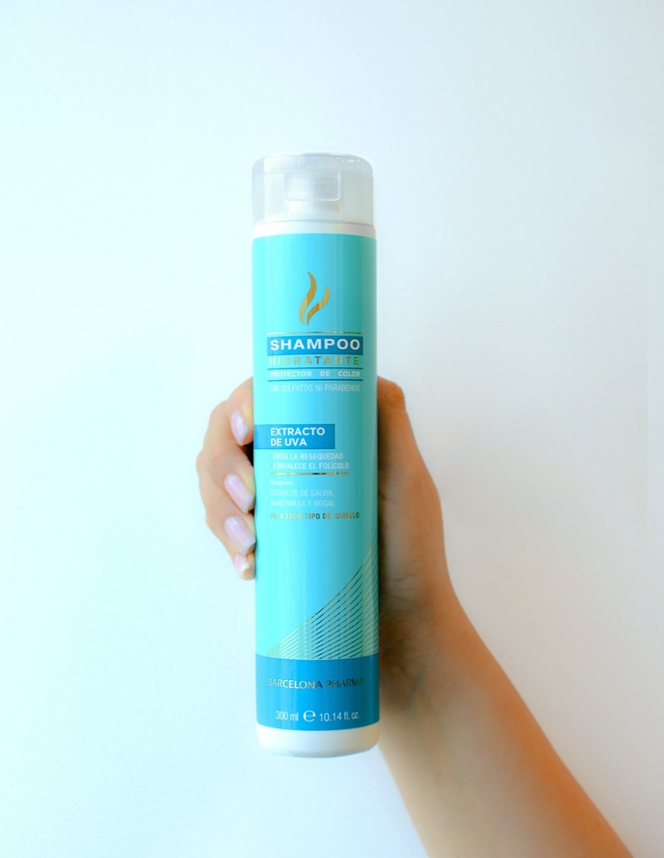 Shampoo hidratante para cabello 300 ml 10