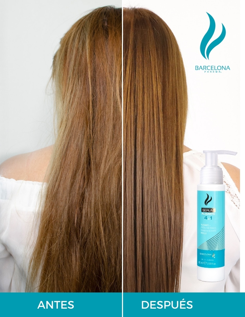 Tratamiento para capilar Serum Alisante 4 En 1 reparador 4