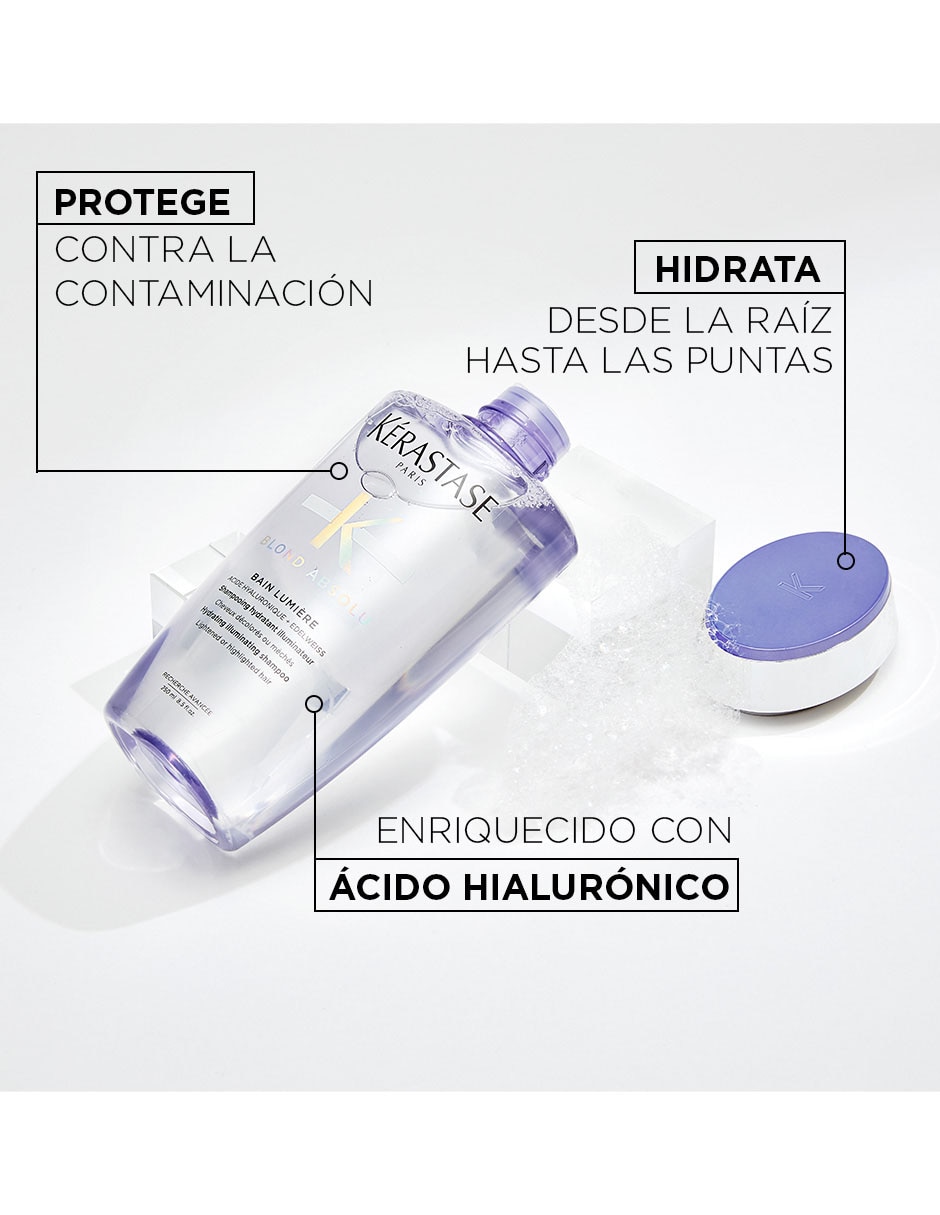 Shampoo para cabello Bain Lumiere Blond Absolu 3