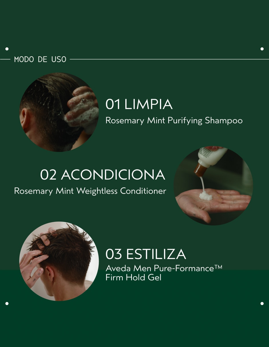 Shampoo para cabello Rosemary Mint 250 ml 9