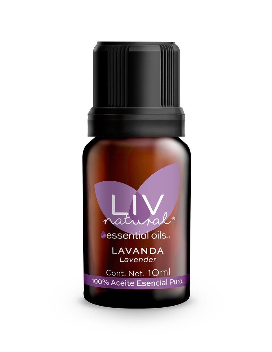 Aceite esencial de lavanda LIV Natural para difusor y aromaterapia 10 ml