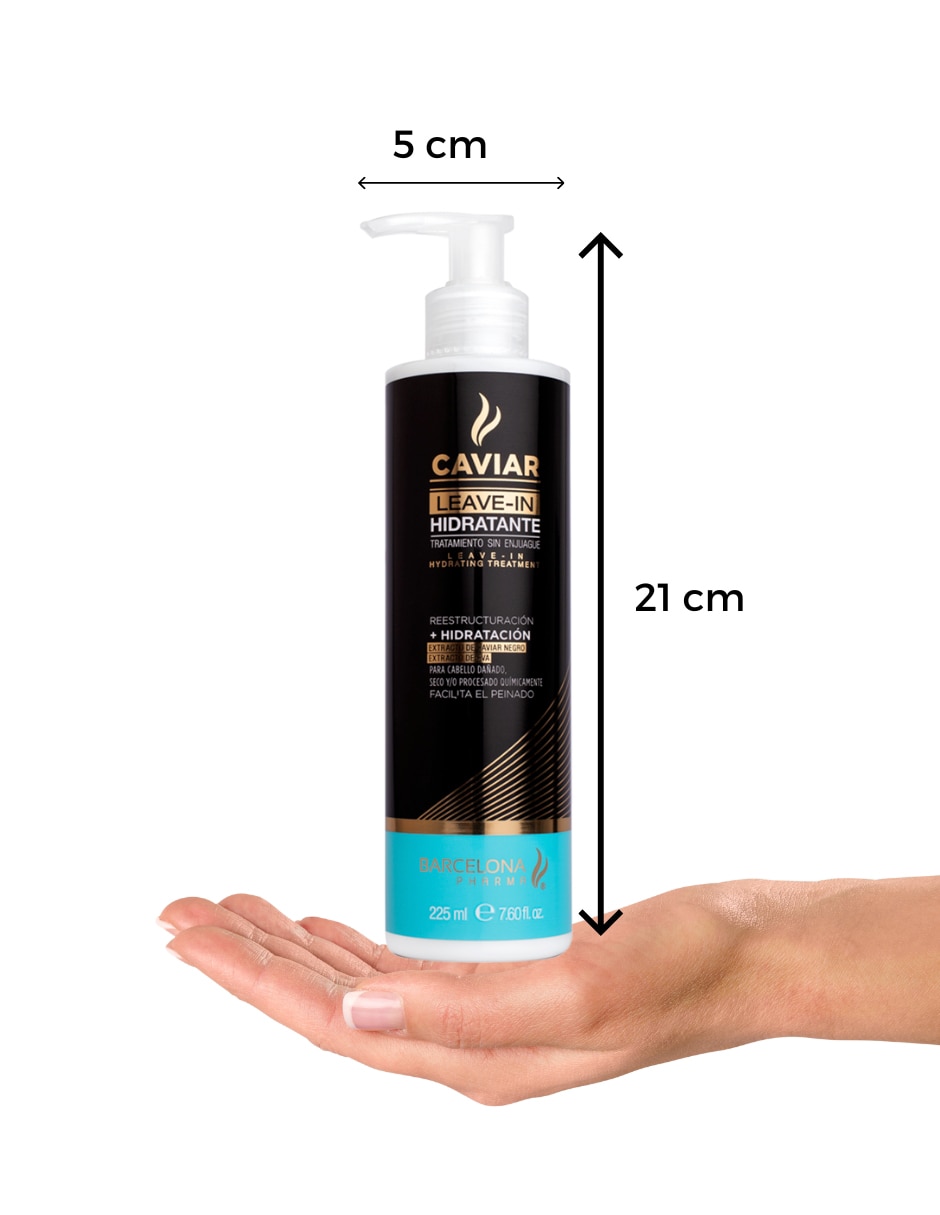 Tratamiento para capilar Leave In reparador Caviar 4