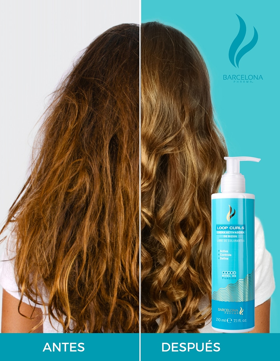 Crema para cabello rizado Loop Curls para antifrizz 2