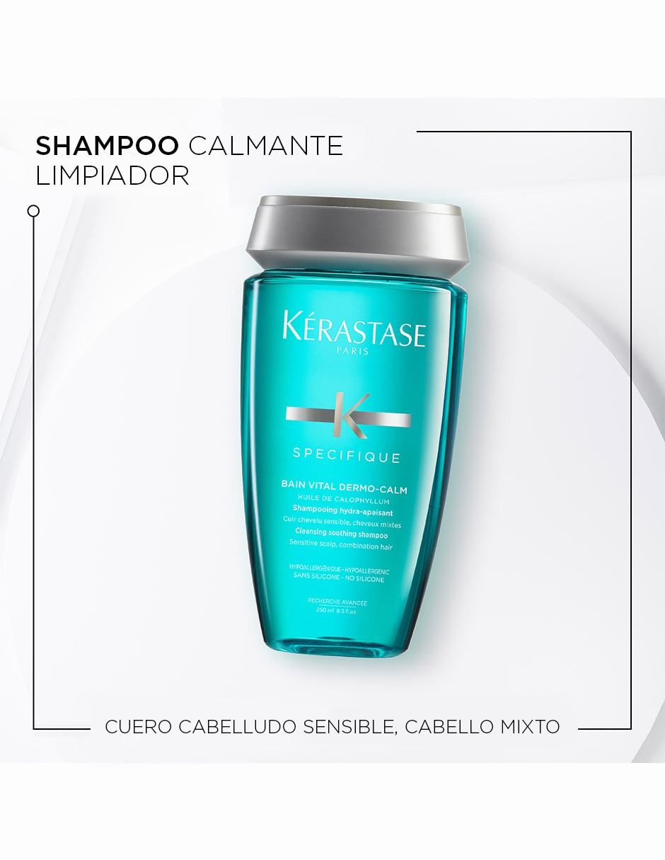 Shampoo hidratante para cabello Bain Vital Dermo-Calm Specifique 3