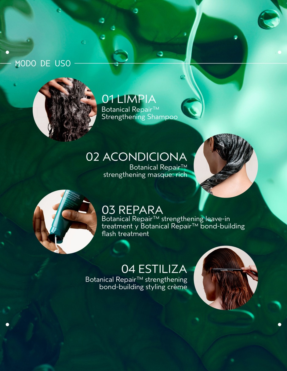 Mascarilla para cabello Botanical Repair Intensive Strengthening Masque Rich para reparar 200 ml 6