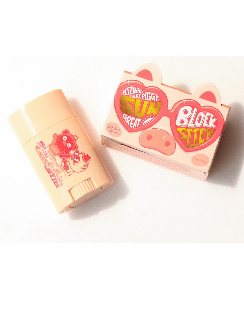 Protector solar FPS 50 Great block Milky Piggy 22 g Protector solar FPS 50 Great block Milky Piggy 22 g