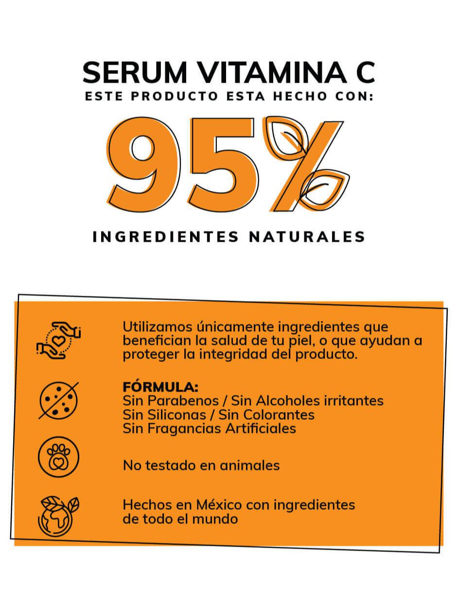 Sérum antimanchas facial Vitamina C SKincare tipo piel 6