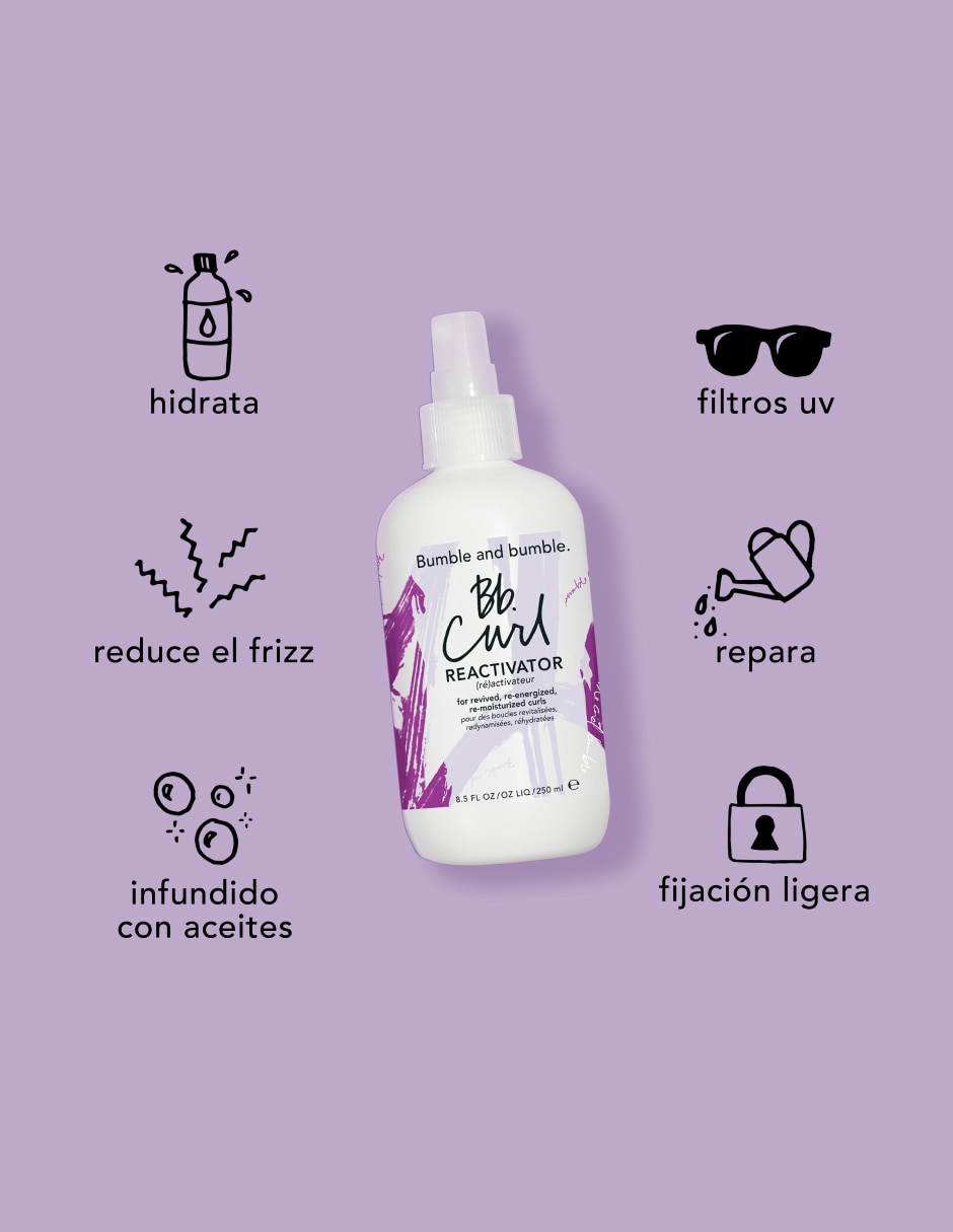 Spray para cabello rizado Reactivador de Rizos BB Curl 250 ml 2