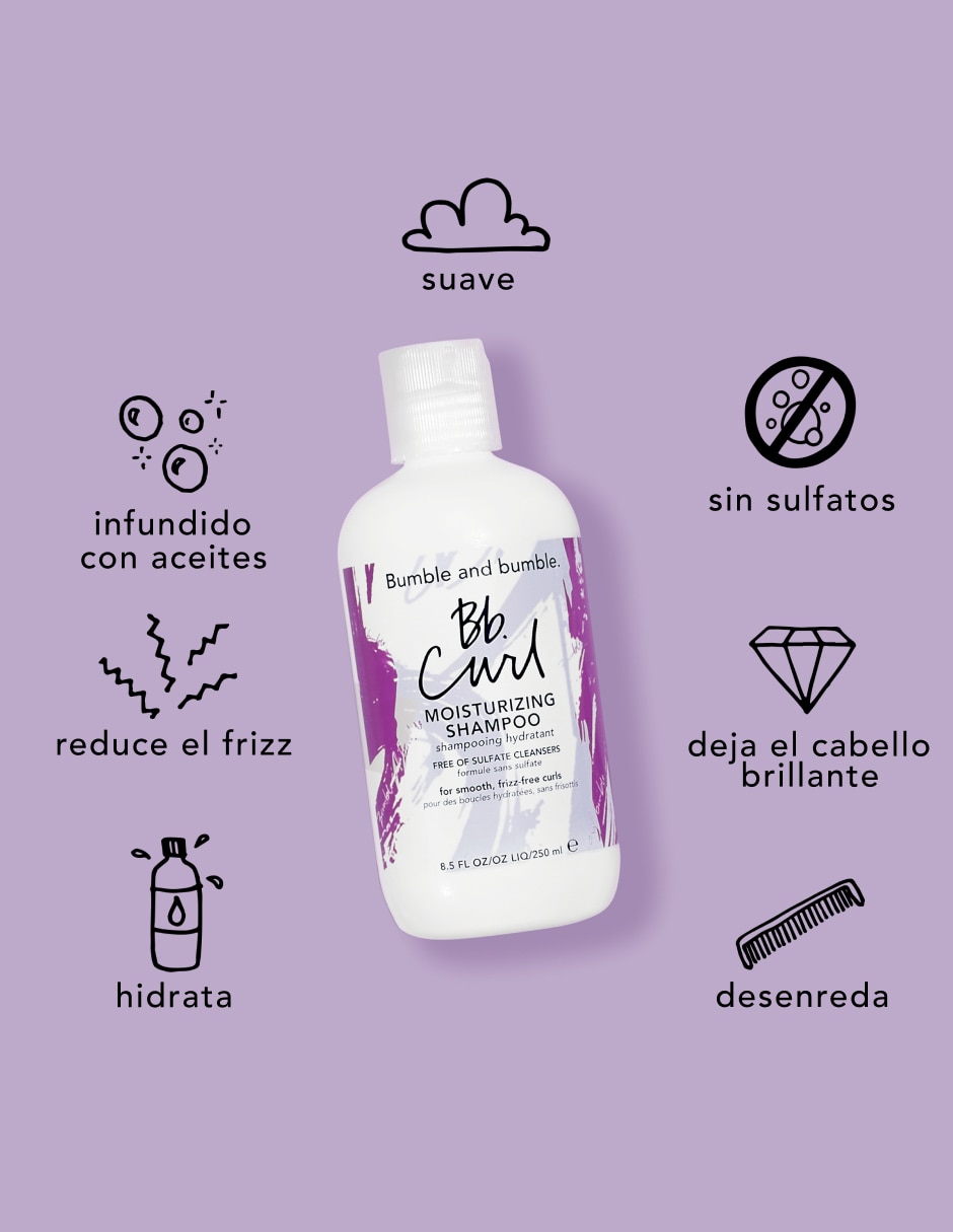 Shampoo para cabello rizado BB Curl 250 ml 2