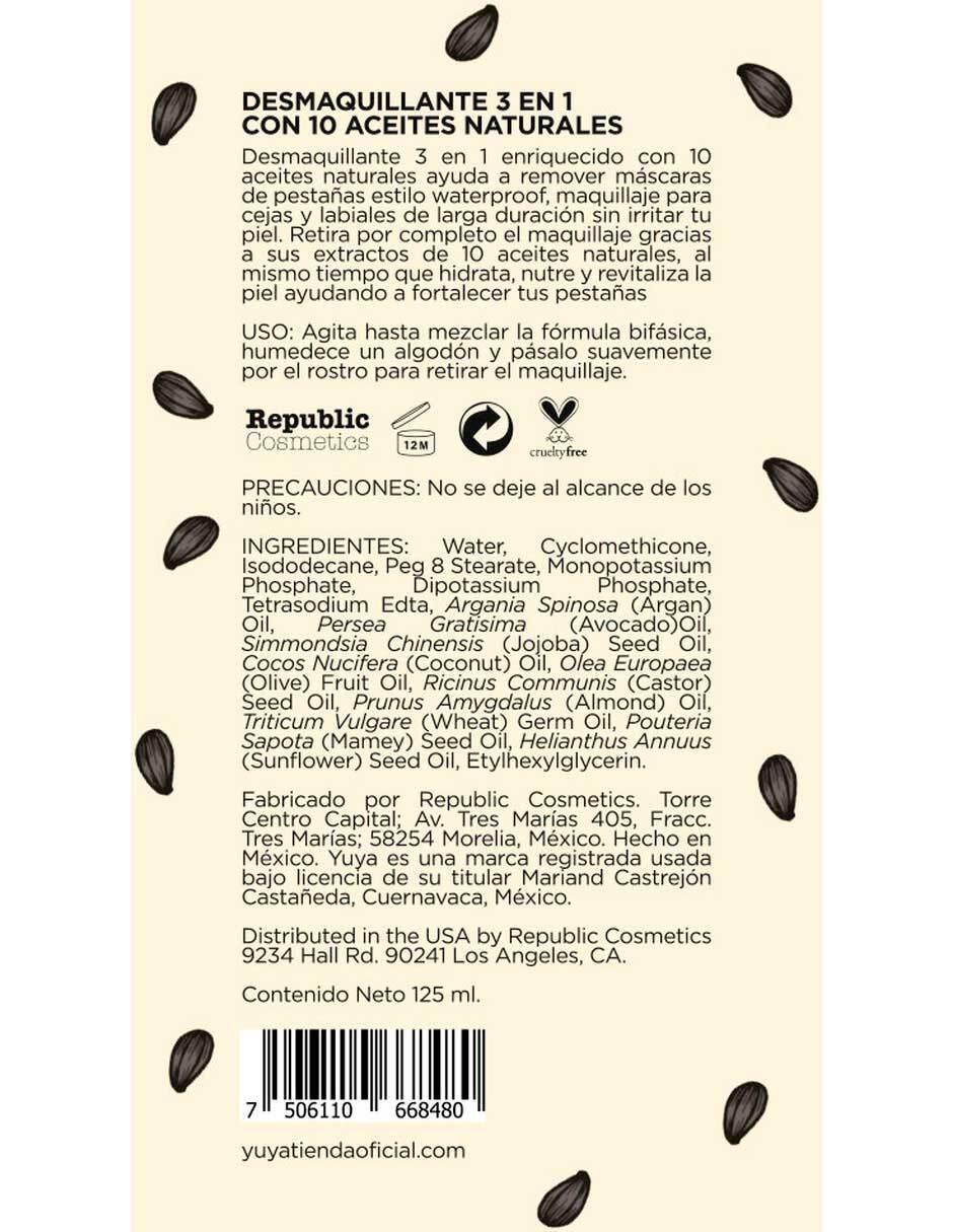 Desmaquillante 3 en 1 con 10 aceites naturales 4