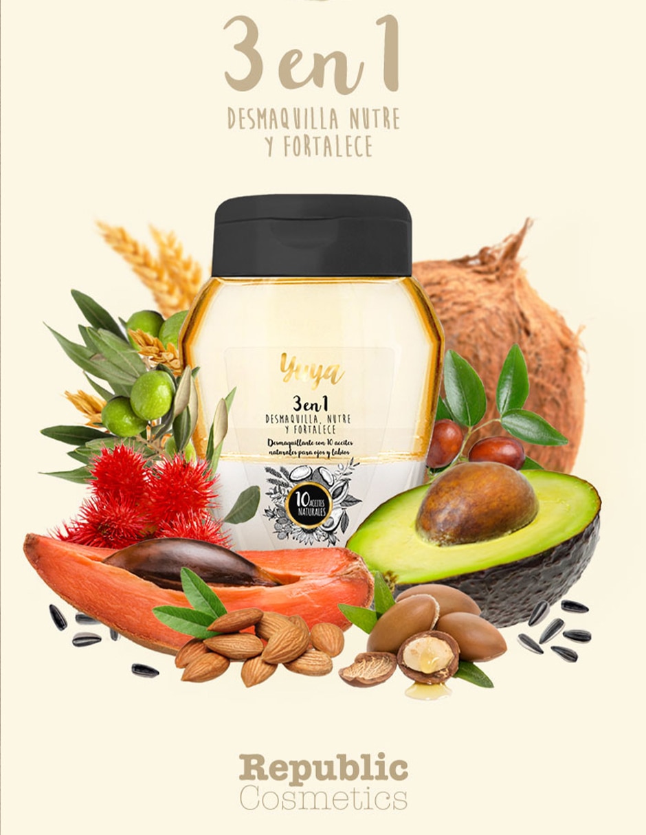 Desmaquillante 3 en 1 con 10 aceites naturales 15