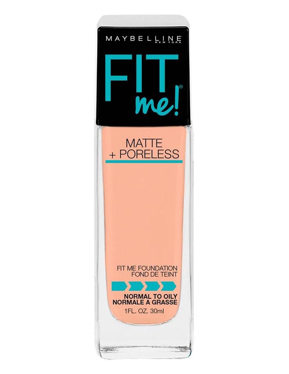 Base de maquillaje líquida Fit Me Matte + Poreless natural Base de maquillaje líquida Fit Me Matte + Poreless natural